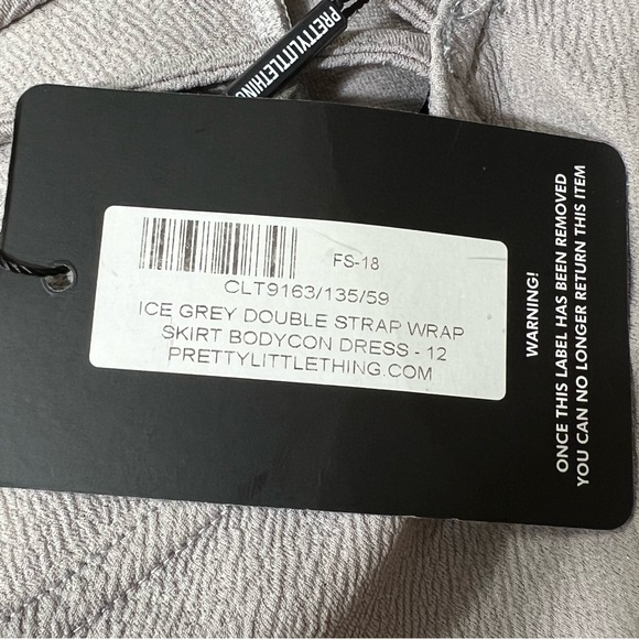 Pretty Little Thing Dress Ruched Night Out Cocktail Bodycon Stretch Preppy - Picture 5 of 10